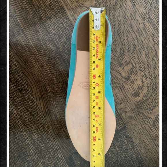 Tod's Suede Ballet flats Turquoise - Picture 16 of 17